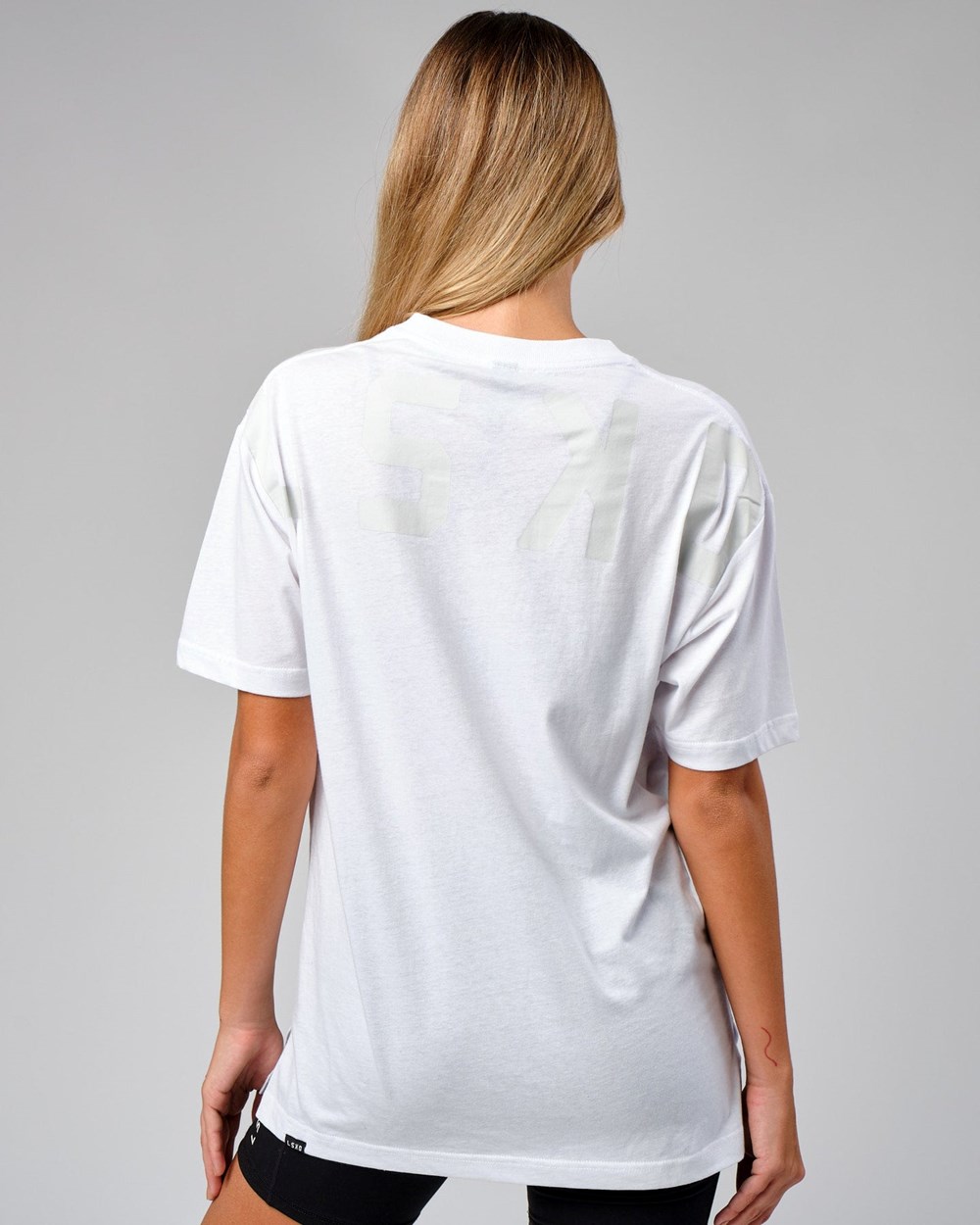 White LSKD Span Tee Oversize | JQ3890561